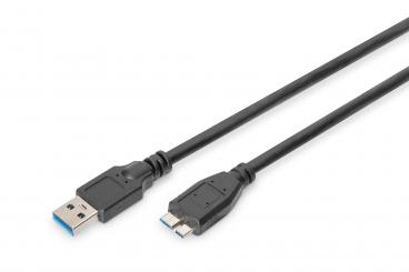 USB 3.0 Anschlusskabel, A/St - micro B/St 