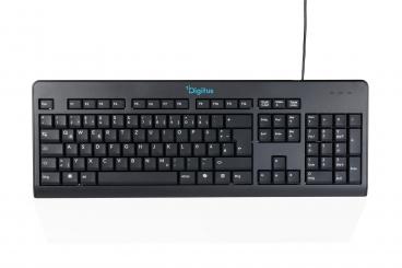 Wired keyboard, German layout (QWERTZ), 105 keys 
