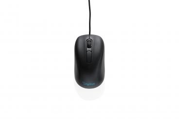 Wired 3-button mouse with scroll wheel, 1.9 m cable length, 1000 DPI 