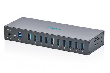 USB 3.2 Gen 1 Industrial Hub, 10-Port 