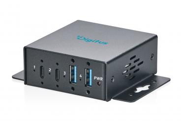 USB 3.2 Gen 1 Compact Industrial Hub, 4-Port 
