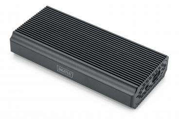 USB M.2 Festplattengehäuse, SSD, extern, NVMe, 40Gbps, USB 4.0, Aluminium, werkzeugfrei 