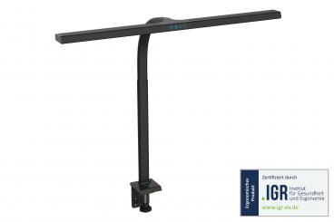 Lampa biurkowa LED – 80 cm, 2400 lm, 16 W, czarna 