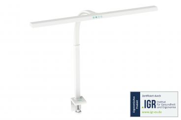 Lampa biurkowa LED – 80 cm, 2400 lm, 16 W, czarna 