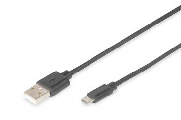 USB 2.0 Anschlusskabel - USB A - Micro B 