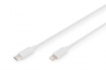 USB-C - Lightning data/charging cable, MFI certified, 2m 