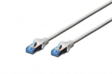 Kabel krosowy (patch cord) RJ45-RJ45, kat.5e, SF/UTP, AWG 26/7, PVC, 15m, szary 