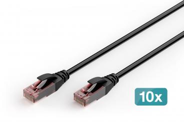 Zewnętrzny kabel krosowy CAT 6 U/UTP, PE, 10 szt. 