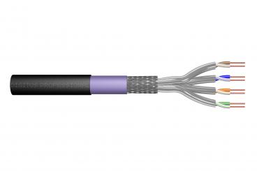 CAT 7 S/FTP data cable - underground installation cable, 1000 m, simplex, PE 