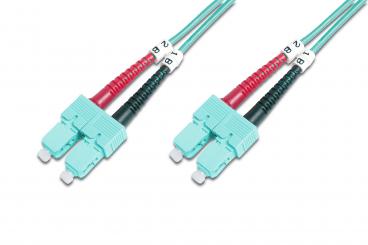 Fiber Optic Multimode Patch Cord, OM 3, SC / SC 
