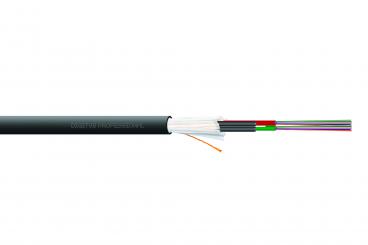 Kabel instalacyjny do zastosowań wewnętrznych/zewnętrznych A/I-DQ (ZN) BH 50/125 µ OM4, 24 włókna, BauPVO Dca, LSZH-1 