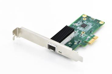 Single Port Gigabit Ethernet Netzwerkkarte, SFP, PCI Express, Intel Chipsatz 