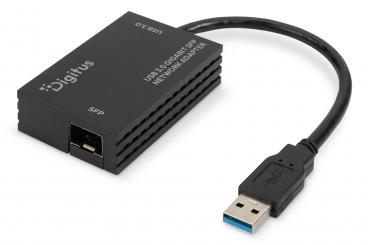 USB 3.0 Gigabit SFP network adapter 