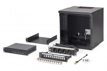 Netzwerk-Set SOHO Pro, 254 mm (10") - 6HE, 315 x 300 mm (B x T) 