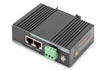 Industrieller Gigabit Ethernet PoE+ Injektor, 802.3 af/at, 60 W 