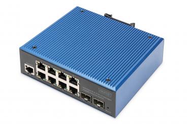 Industrieller 8+2-Port L2 managed Gigabit Ethernet Switch 