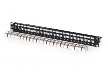 Modulares Patch Panel, 24-Port bestückt mit 24x DN-93615 