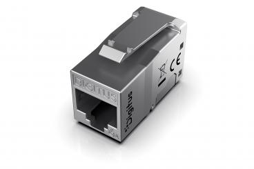 CAT 6A Keystone-Modul auf Komponentenebene, geschirmt, werkzeugfreier Montageanschluss 