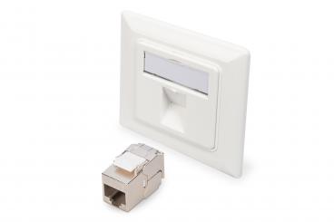 Panel przedni 50x50 Płyta środkowa z 1x DN-93615-S Moduł Keystone 