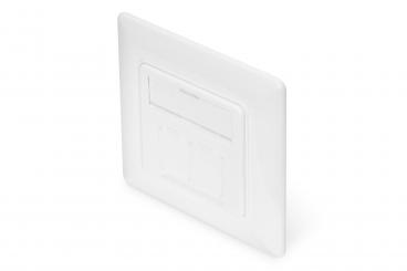 Frontplatte und Einbaurahmen für Multimedia / Keystone Module 