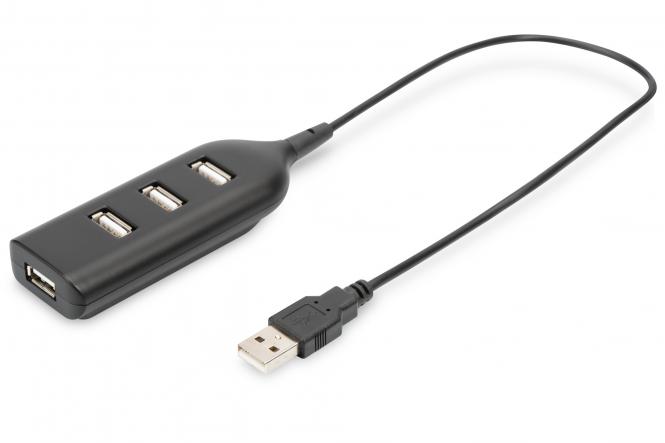 USB 2.0 Hub, 4-Port 