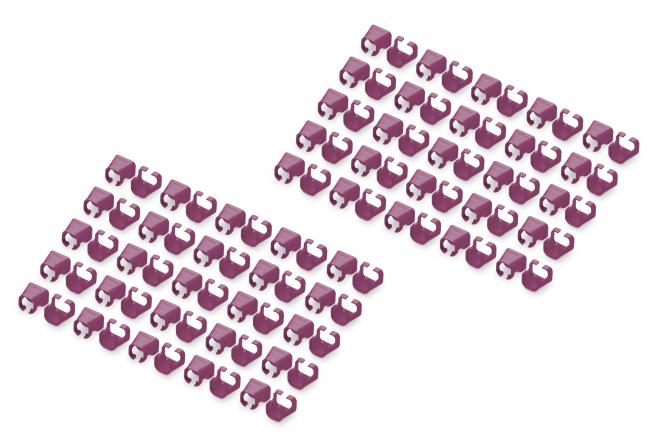Color clips for Patch cable - Magenta 