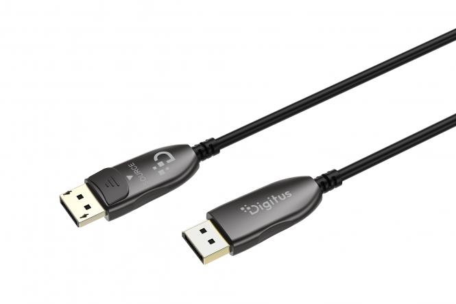 DisplayPort AOC Hybrid fiber optic cable, UHD 8K, 40 m 
