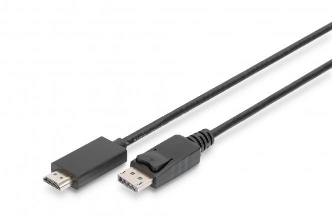 DisplayPort Adapter Cable, DP - HDMI type A 