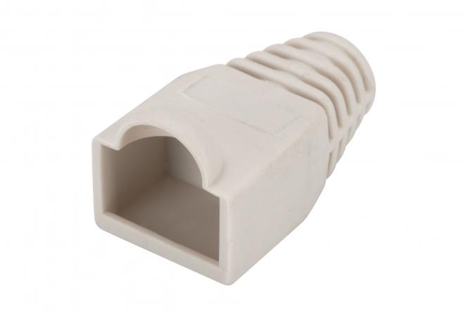 Kink protection boot for RJ45 plugs 