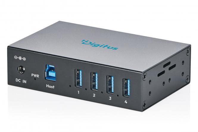 USB 3.2 Gen 1 Industrial Hub, 4-port 