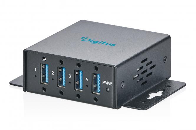 USB 3.2 Gen 1 Compact Industrial Hub, 4-port 