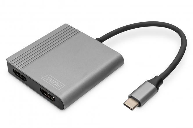 USB Type-C 4K 2-in-1 HDMI Graphics Adapter 