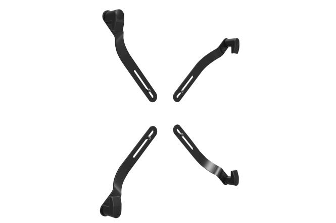 Adapter for mounting monitors without VESA holes 