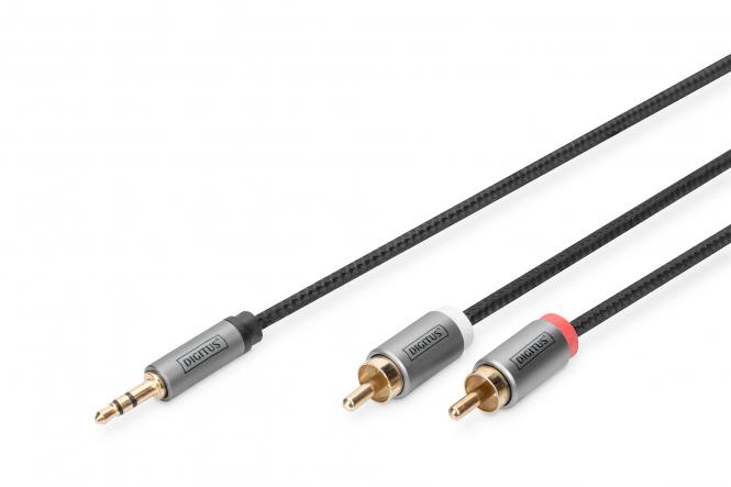 Audio adapter kabel, 3,5 mm priključak na RCA 