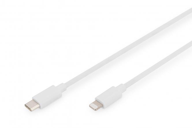USB-C - Lightning data/charging cable, MFI certified, 2m 