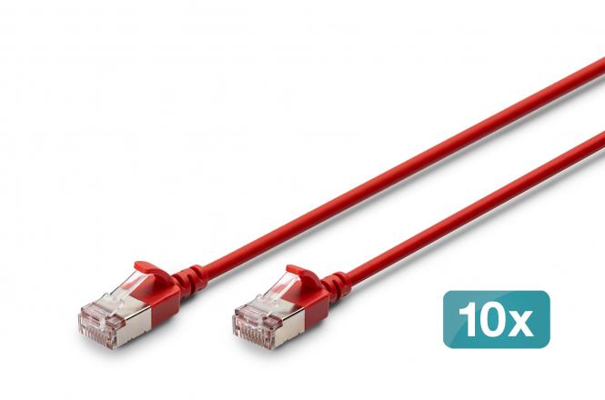 Digitus CAT 6A F-FTP Slim Patch cord, Cu, LSZH 