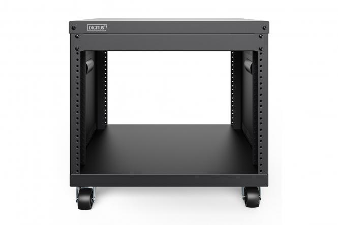 Universal 19-Zoll Equipment Rack mit Rollen, 8HE 
