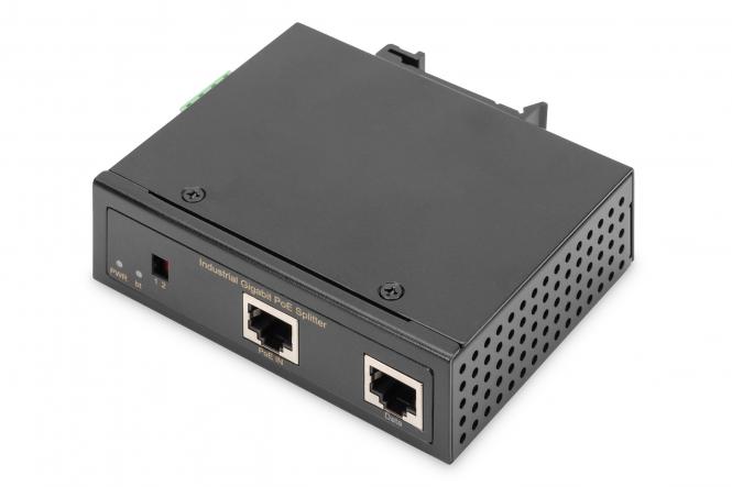 Industrial Gigabit PoE++ Splitter, 802.3bt 