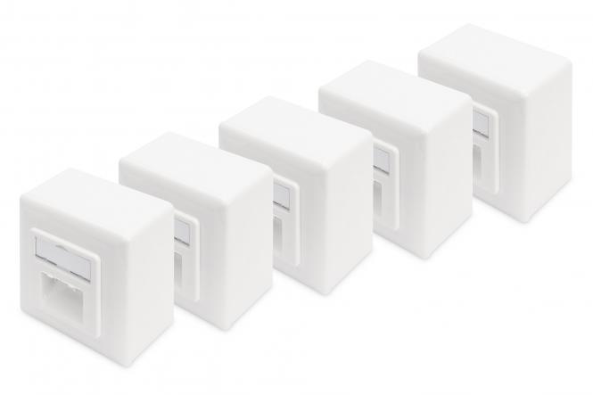 CAT 6, klasa E, podatkovno gnijezdo, površinski montirano 