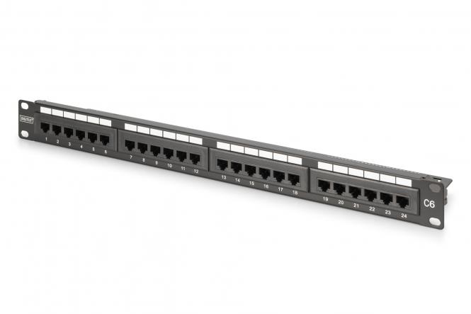 CAT 6, Klasse E Patch Panel, ungeschirmt 