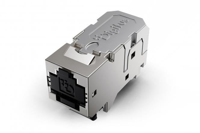 CAT6A Premium PVP Komponenten Zertifiziertes Keystone Modul, geschirmt 