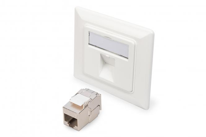 Panel przedni 50x50 Płyta środkowa z 1x DN-93615-S Moduł Keystone 
