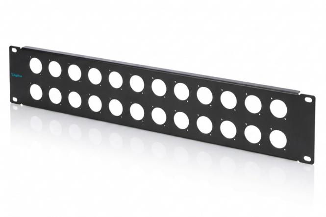 2U rack panel for 24 x D-Type modules 