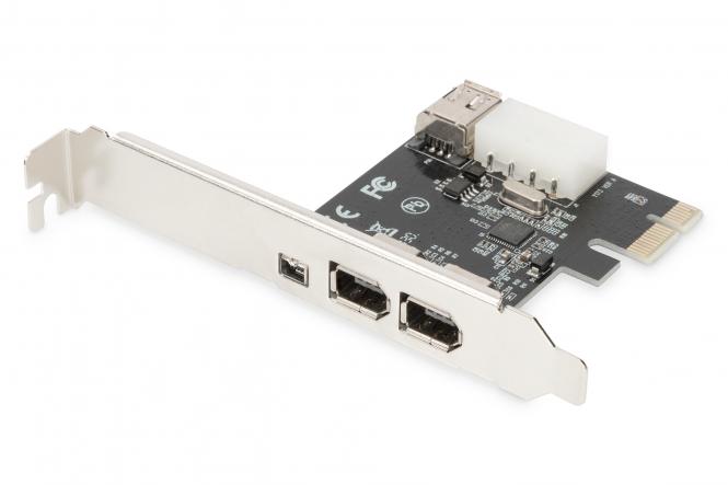Scheda PCI Express, Firewire 1394a (3+1 porte) 