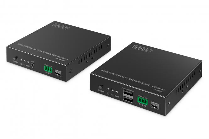 HDMI Fibre KVM IP ekstender set, 4K/60 Hz 