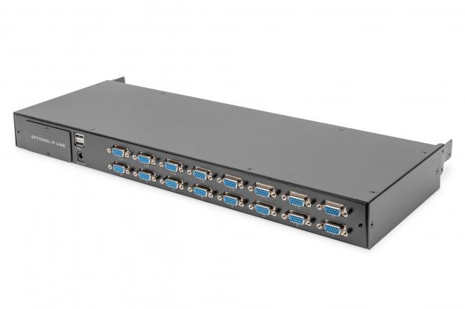 Modular KVM switch 16-port VGA, upgrade kit, cascadable, opt. IP access 