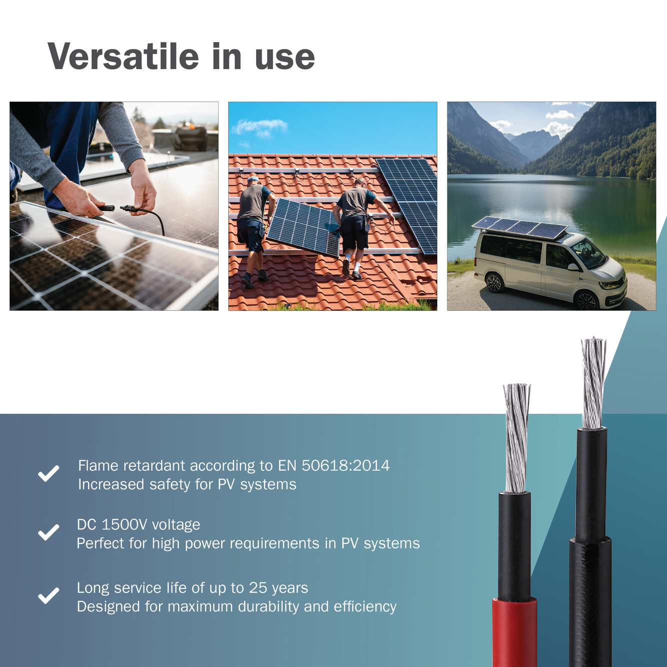 Solar Cable Install DIGITUS by ASSMANN Shop | Solar cable installation 20m, 6mm², black, PV ...
